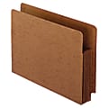 Pendaflex® Fiber Stock Heavy-Duty Expanding Pocket Folders, 5 1/4" Expansion, Letter Size, 30% Recycled, Red, Box Of 10 Folders 1 thumbnail image