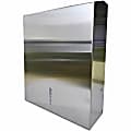 Genuine Joe C-Fold/Multi-fold Towel Dispenser Cabinet - C Fold, Multifold Dispenser - 13.5"x11"x 4.3" Depth - 02198CT 1 thumbnail image