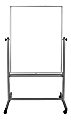 Luxor Double-Sided Mobile Magnetic Dry-Erase Whiteboard, 36" x 48", Aluminum Frame With Silver Finish 1 thumbnail image