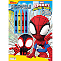 MARVEL Spidey And Friends Coloring And Activity Book With Crayons