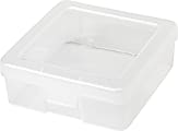IRIS Small Modular Supply Cases, 5" x 5-1/4" x 2", Clear, Pack Of 10 Cases 1 thumbnail image