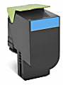 Lexmark™ 80C1HC0 Cyan High Yield Return Program Toner Cartridge 1 thumbnail image