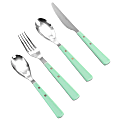 Martha Stewart Garden Cottage Stainless Steel Flatware Set, Mint