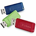 Verbatim Store 'n' Go 16GB USB 3pk, Red/Blue/Green 1 thumbnail image