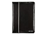 Maroo Executive Folio - Flip cover for tablet - leather - gray, obsidian black - for Apple iPad Air 2 1 thumbnail image