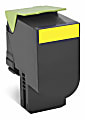 Lexmark™ 80C1HY0 High-Yield Return Program Yellow Toner Cartridge