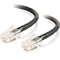 C2G-14ft Cat5e Non-Booted Crossover Unshielded (UTP) Network Patch Cable - Black - Category 5e for Network Device - RJ-45 Male - RJ-45 Male - Crossover - 14ft - Black 1 thumbnail image