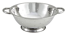 Winco Stainless-Steel Colander, 5 Qt, 12", Silver 1 thumbnail image