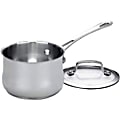 Cuisinart 1 Qt. Saucepan W/Cover - 1 quart Saucepan, Lid - Aluminum Base, Stainless Steel, Tempered Glass Lid - Dishwasher Safe - Oven Safe 1 thumbnail image