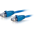 C2G 5ft Cat6 Snagless Unshielded (UTP) Network Patch Cable (USA-Made) - Blue - Category 6 for Network Device - RJ-45 Male - RJ-45 Male - USA-Made - 5ft - Blue 1 thumbnail image