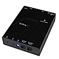 StarTech.com HDMI® Video Over IP Gigabit LAN Ethernet Receiver for ST12MHDLAN - 1080p - 1 Output Device - 1 x Network (RJ-45) - 1 x HDMI Out - WUXGA, Full HD - 1920 x 1200 - Twisted Pair - Category 6 - Rack-mountable