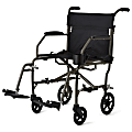 Medline Ultralight Transport Chair, Silver 1 thumbnail image