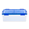 Iris Ultimate Weathertight Storage Box, 23-5/8”L x 20-1/16”W x 10-1/4”H, 41.2 Qt, Clear
