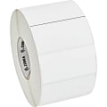 Zebra® PolyPro 3000T Thermal Transfer Labels, 4" x 2", White, 2441 Per Roll, Case Of 4 Rolls
