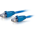 C2G 25ft Cat6 Snagless Unshielded (UTP) Network Patch Cable (USA-Made) - Blue - Category 6 for Network Device - RJ-45 Male - RJ-45 Male - USA-Made - 25ft - Blue