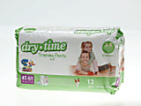 DryTime Disposable Training Pants, X-Large, 4T - 5T, White, 13 Training Pants Per Bag, Case Of 8 Bags 1 thumbnail image