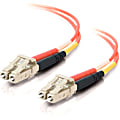 C2G 6m LC-LC 50/125 Duplex Multimode OM2 Fiber Cable - Orange - 20ft