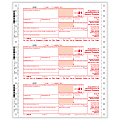 ComplyRight™ 1099-A Tax Forms, 4-Part, Copy A, State, B, C, 1-Wide, Continuous, 9" x 11", Pack Of 100 Forms 1 thumbnail image