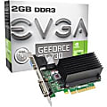 EVGA NVIDIA GeForce GT 730 Graphic Card - 2 GB DDR3 SDRAM - 902 MHz Core - 64 bit Bus Width - HDMI - VGA - DVI