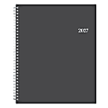 2027 Blue Sky Passages/Charcoal Metallic Weekly/Monthly Planning Calendar, 8.5x11, Safety Wirebound Safety, 100008 1 thumbnail image