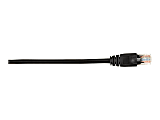 Black Box - Patch cable - RJ-45 (M) to RJ-45 (M) - 10 ft - UTP - CAT 5e - molded, snagless, stranded - black
