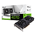 PNY GeForce RTX™ 4070 12GB GDDR6X PCI Express VERTO Dual-Fan Graphics Card DLSS 3