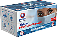 Amerishield AirMax Level 3 Surgical Masks, One Size, Blue, Box Of 50 Masks