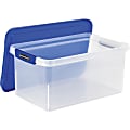Bankers Box Heavy-Duty File Box - External Dimensions: 14.2"x 22.4" Depth x 10.6" - Media Size Supported: Letter 8.50"x11" - 0086101 1 thumbnail image