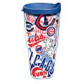 Tervis MLB Chicago Cubs All-Over Tumbler With Lid, 24 Oz, Clear