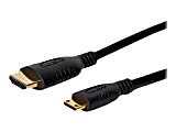 Comprehensive High-Speed HDMI A To Mini HDMI C Cable, 18"