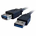 Comprehensive USB 3.0 A Male To A Female Cable 6ft. - 6 ft USB Data Transfer Cable  - USB3AAMF6ST 1 thumbnail image
