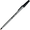 Business Source Bulk Pack Ballpoint Stick Pens - Medium Pen Point - Black - Tungsten Carbide Tip - 60 / Box