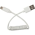 RCA Coiled Micro USB Power and Sync Cable 1 thumbnail image