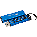 Kingston 4GB DataTraveler 2000 USB 3.1 Flash Drive - 4 GB - USB 3.1 - 256-bit AES - 3 Year Warranty
