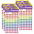 Trend superShapes Stickers, Star Smiles, 800 Stickers Per Pack, Set Of 6 Packs