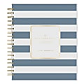 2027 Blue Sky Rugby Stripe Navy Daily/Monthly Planning Calendar, 8x10, 0%, Frosted PP, Jan–Dec, RY27 1 thumbnail image