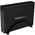 StarTech.com USB 3.0 Trayless External 3.5" SATA III HDD Enclosure w/ UASP for SATA 6 Gbps - Black