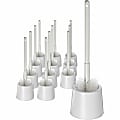 Impact Toilet Bowl Brush w/Holder - 16" Overall Length - 12 / Carton - White 1 thumbnail image