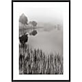 Amanti Art Lakeside Mist by Monte Nagler Wood Framed Wall Art Print, 30”W x 41”H, Black