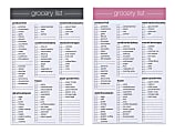 Office Depot® Brand Junior Legal Grocery List Pad, 5" x 8", Specialty Ruled, 100 Pages (50 Sheets), Assorted Colors 1 thumbnail image