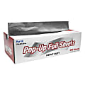 Karat Aluminum Pop-Up Foil Sheets, Heavy-Duty, 10-3/4" x 12", Pack Of 3,000 Sheets