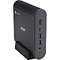 Acer CXI3-4GKM4 Chromebox - Intel Celeron 3867U Dual-core (2 Core) 1.80 GHz - 4 GB RAM DDR4 SDRAM - 32 GB Serial ATA/600 SSD - ChromeOS - Intel HD Graphics 610 - IEEE 802.11ac - 65 W 1 thumbnail image