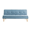 Serta Tristan Convertible Futon, 29-1/3”H x 66-1/3”W x 31-1/3”D, Blue 1 thumbnail image