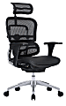 WorkPro® 12000 Series Ergonomic Mesh High-Back Executive Chair, Black/Chrome, BIFMA Compliant