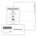 ComplyRight® 1099-NEC Recipient Copy Only Tax Form Set, Blank without Backer, 3-Part, 3-Up, with Envelopes & LaserLink Software, Pack of 50 1 thumbnail image