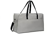 TJ Riley Nylon Duffel And Tech Pack Set, 12-1/2”W x 9”W x 21”D, Light Gray, Set Of 2 Bags 1 thumbnail image