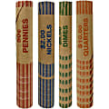 Nadex Coins NXTE-1440 Assorted Preformed Crimped-End Coin Roll Wrappers, Multicolor, Pack Of 256 Wrappers 1 thumbnail image