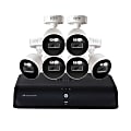 Lorex Fusion 4K 8.0-Megapixel 12-Camera-Capable 2TB DVR System With 6 Wired Smart Deterrence CVI Cameras, White 1 thumbnail image