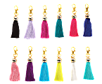 Divoga™ Tassel Key Chain, Thread, Assorted Colors