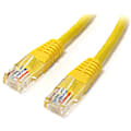 StarTech.com 10 ft Yellow Molded Cat5e UTP Patch Cable  - 10ft Cat5e Patch Cable - 10ft Cat 5e Patch Cable - M45PATCH10YL 1 thumbnail image